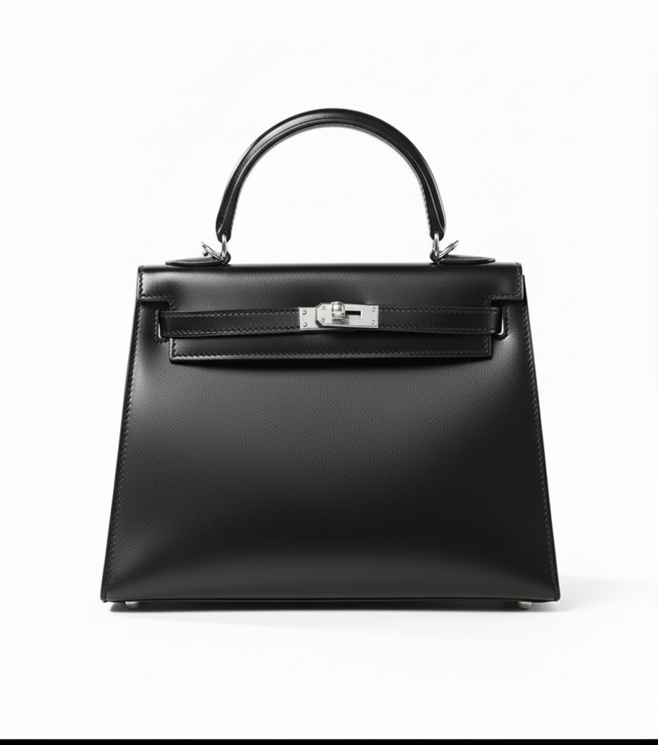 Sac Noir en Cuir Véritable – Élégance et Pouvoir